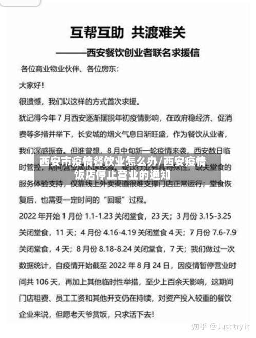 西安市疫情餐饮业怎么办/西安疫情饭店停止营业的通知-第1张图片