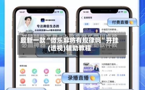 最新一款“微乐麻将有规律吗	”开挂(透视)辅助教程-第3张图片