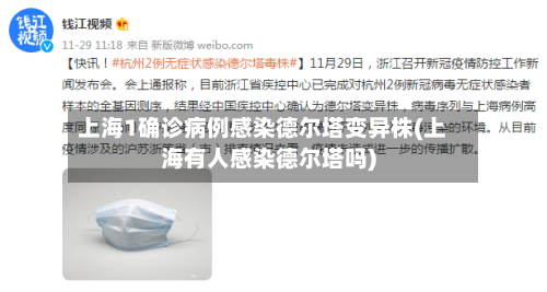 上海1确诊病例感染德尔塔变异株(上海有人感染德尔塔吗)-第2张图片