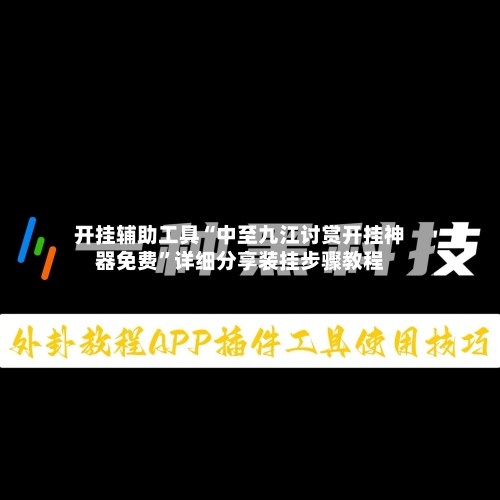 开挂辅助工具“中至九江讨赏开挂神器免费”详细分享装挂步骤教程-第3张图片