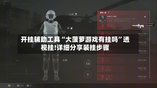开挂辅助工具“大菠萝游戏有挂吗”透视挂!详细分享装挂步骤-第3张图片