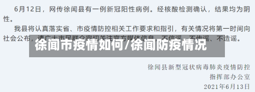 徐闻市疫情如何/徐闻防疫情况-第2张图片