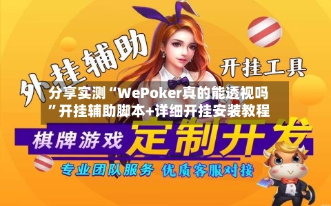 分享实测“WePoker真的能透视吗	”开挂辅助脚本+详细开挂安装教程-第3张图片