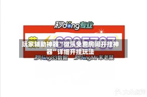 玩家辅助神器“微乐免费房间开挂神器”详细开挂玩法-第3张图片
