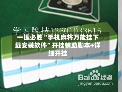 一键必胜“手机麻将万能挂下载安装软件”开挂辅助脚本+详细开挂-第3张图片