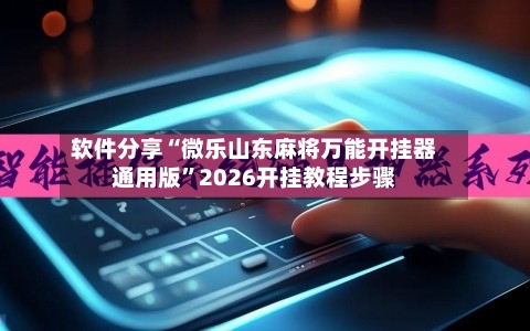 软件分享“微乐山东麻将万能开挂器通用版”2026开挂教程步骤-第1张图片