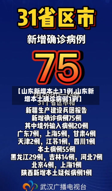 【山东新增本土31例,山东新增本土确诊病例1例】-第3张图片