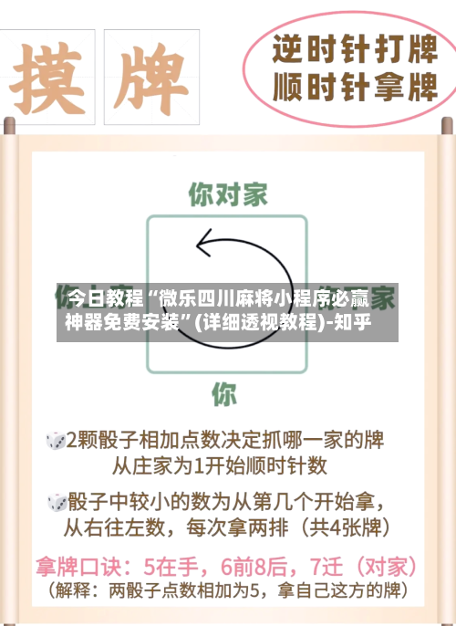 今日教程“微乐四川麻将小程序必赢神器免费安装	”(详细透视教程)-知乎-第1张图片