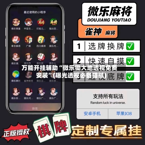万能开挂辅助“微乐锄大地透视免费安装”(曝光透视必备猫腻)-第3张图片