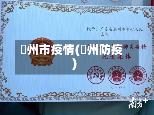 恵州市疫情(恵州防疫)-第1张图片