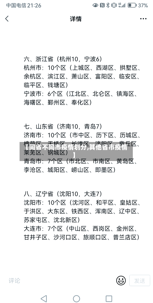 【同省不同市疫情划分,其他省市疫情】-第1张图片