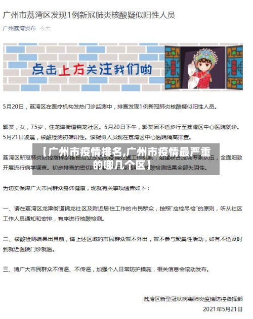 【广州市疫情排名,广州市疫情最严重的哪几个区】-第1张图片