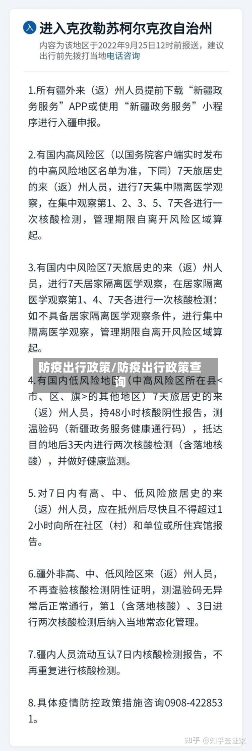 防疫出行政策/防疫出行政策查询-第1张图片
