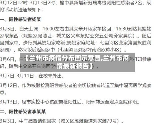 【兰州市疫情分布图示意图,兰州市疫情最新报告】-第1张图片