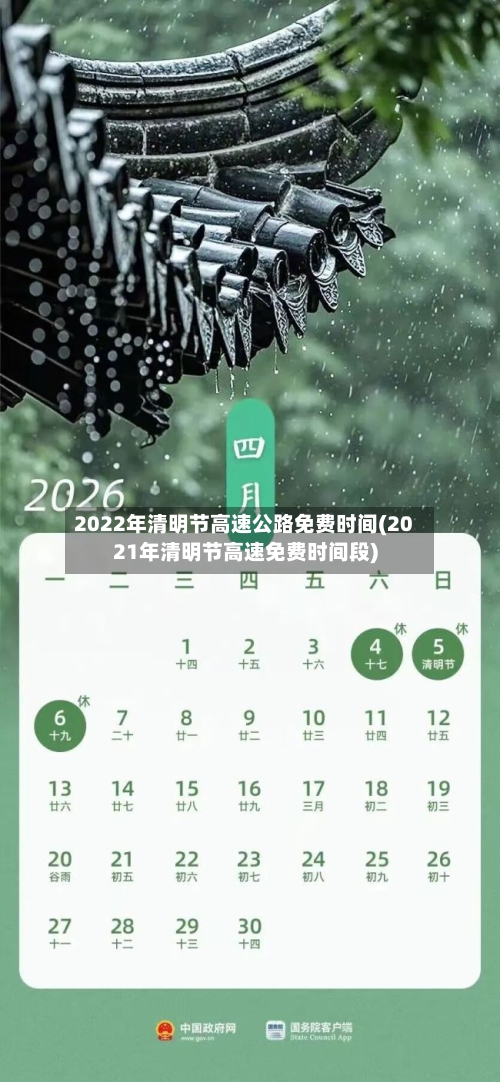 2022年清明节高速公路免费时间(2021年清明节高速免费时间段)-第3张图片