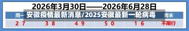 安徽疫情最新消息/2025安徽最新一轮病毒-第2张图片