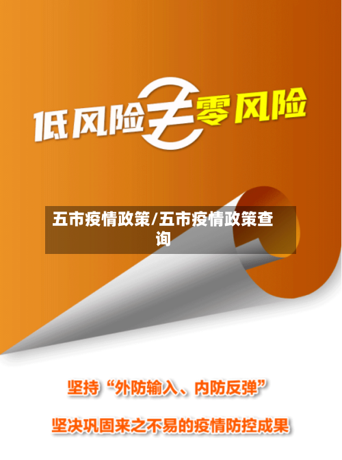五市疫情政策/五市疫情政策查询-第1张图片