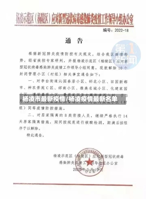 杨凌市最新疫情/杨凌疫情最新名单-第2张图片