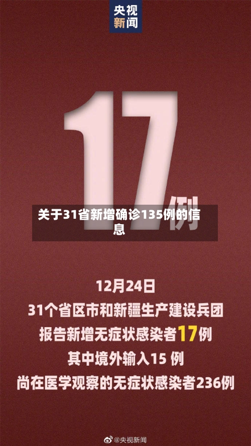关于31省新增确诊135例的信息-第3张图片