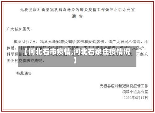 【河北石市疫情,河北石家庄疫情况】-第2张图片