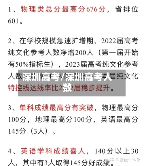 深圳高考/深圳高考人数-第1张图片