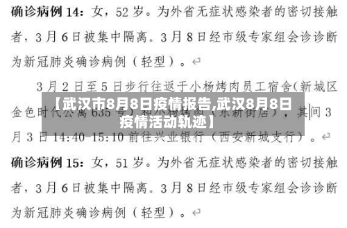 【武汉市8月8日疫情报告,武汉8月8日疫情活动轨迹】-第3张图片
