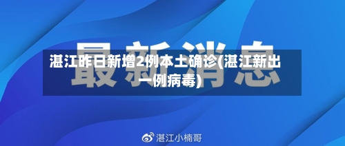 湛江昨日新增2例本土确诊(湛江新出一例病毒)-第2张图片