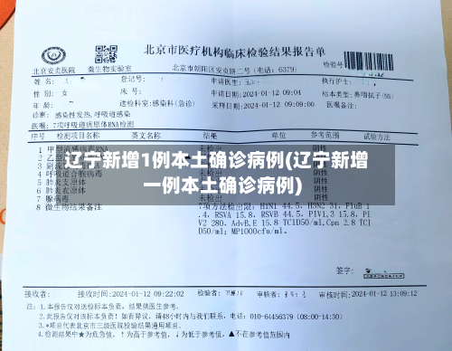 辽宁新增1例本土确诊病例(辽宁新增一例本土确诊病例)-第2张图片