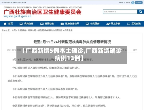 【广西新增5例本土确诊,广西新增确诊病例13例】-第2张图片