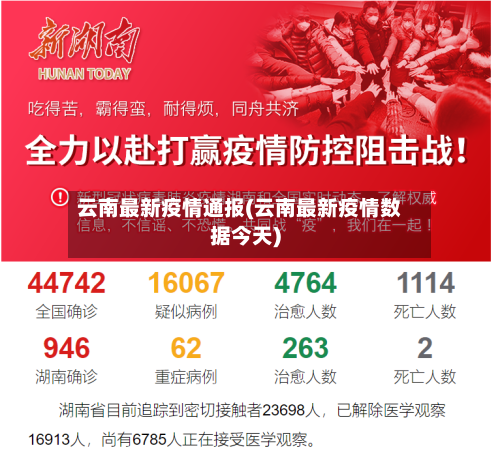 云南最新疫情通报(云南最新疫情数据今天)-第1张图片