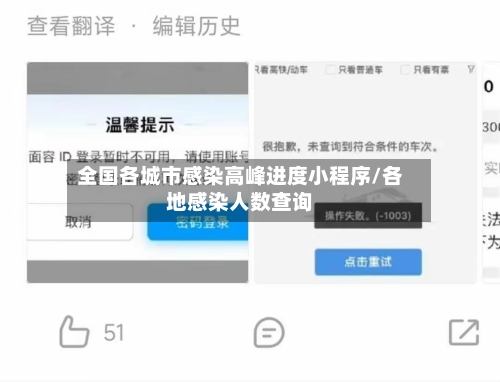 全国各城市感染高峰进度小程序/各地感染人数查询-第2张图片