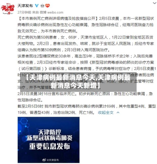 【天津病例最新消息今天,天津病例最新消息今天新增】-第1张图片