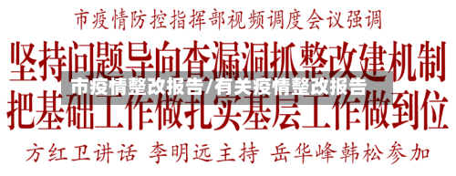 市疫情整改报告/有关疫情整改报告-第1张图片