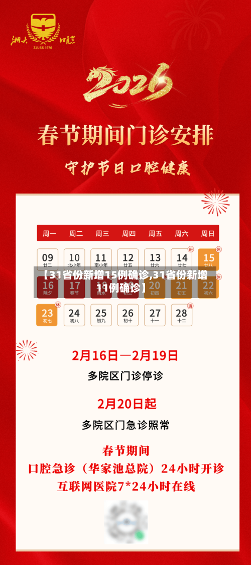 【31省份新增15例确诊,31省份新增11例确诊】-第1张图片