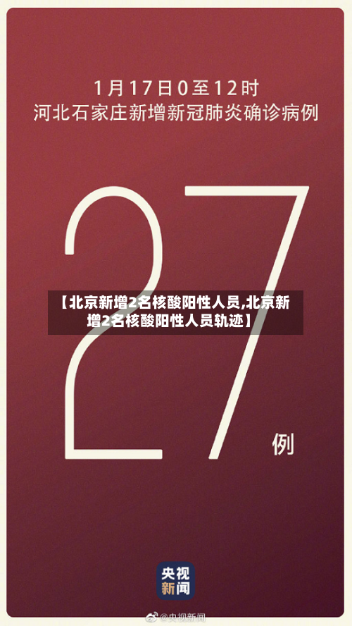 【北京新增2名核酸阳性人员,北京新增2名核酸阳性人员轨迹】-第2张图片