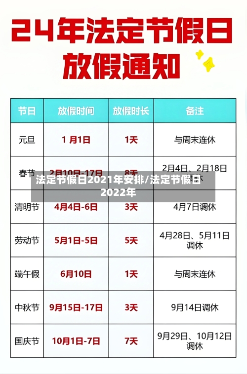 法定节假日2021年安排/法定节假日2022年-第3张图片