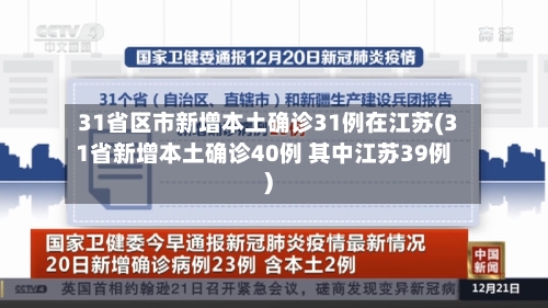 31省区市新增本土确诊31例在江苏(31省新增本土确诊40例 其中江苏39例)-第3张图片