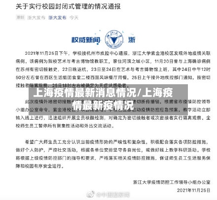 上海疫情最新消息情况/上海疫情最新疫情况-第1张图片