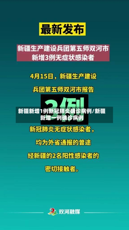 新疆新增1例新冠肺炎确诊病例/新疆新增一例确诊病例-第3张图片
