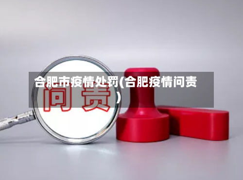 合肥市疫情处罚(合肥疫情问责)-第1张图片
