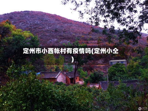 定州市小西帐村有疫情吗(定州小仝)-第1张图片