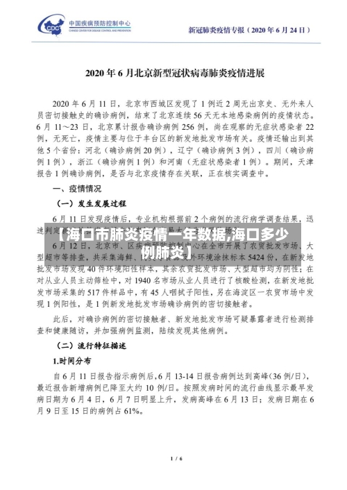 【海口市肺炎疫情一年数据,海口多少例肺炎】-第1张图片