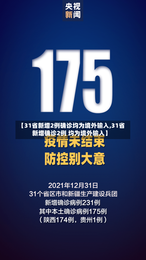 【31省新增2例确诊均为境外输入,31省新增确诊2例 均为境外输入】-第2张图片