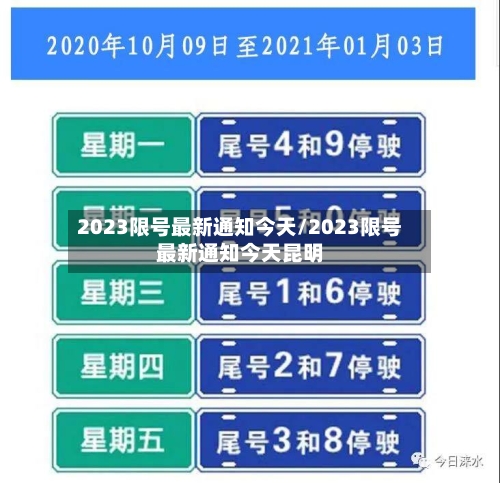 2023限号最新通知今天/2023限号最新通知今天昆明-第1张图片