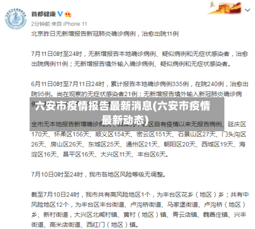 六安市疫情报告最新消息(六安市疫情最新动态)-第2张图片