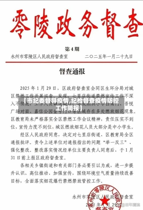 【市纪委督导疫情,纪检督查疫情防控工作简报】-第2张图片