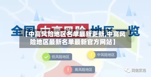 【中高风险地区名单最新更新,中高风险地区最新名单最新官方网站】-第1张图片