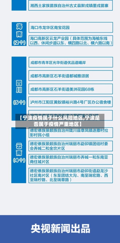 【宁波疫情属于什么风险地区,宁波是否属于疫情严重地区】-第2张图片
