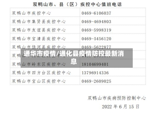 通华市疫情/通化县疫情防控最新消息-第3张图片