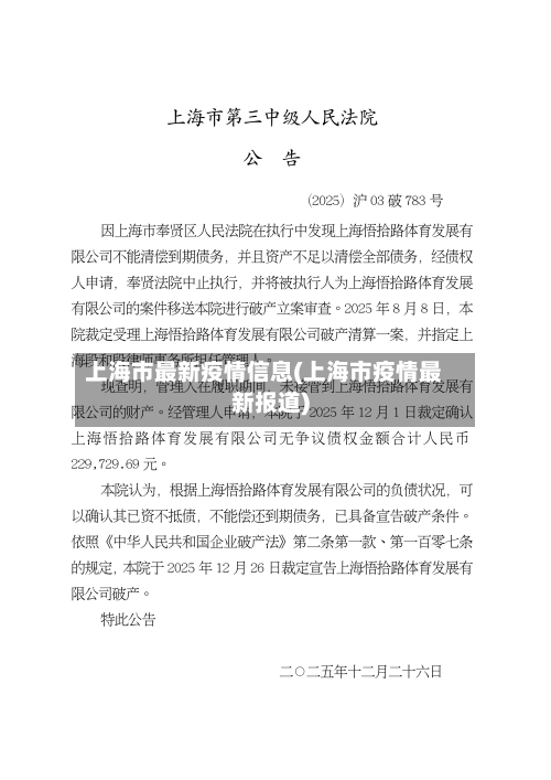 上海市最新疫情信息(上海市疫情最新报道)-第1张图片